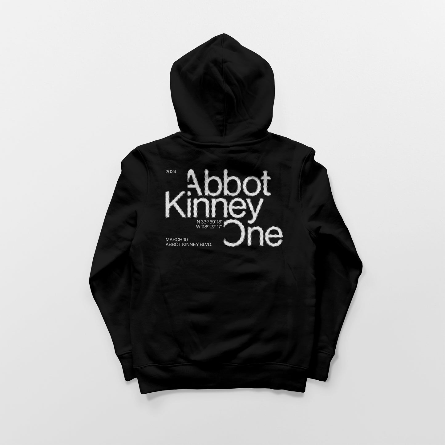 Abbot Kinney One - Black Hoodie