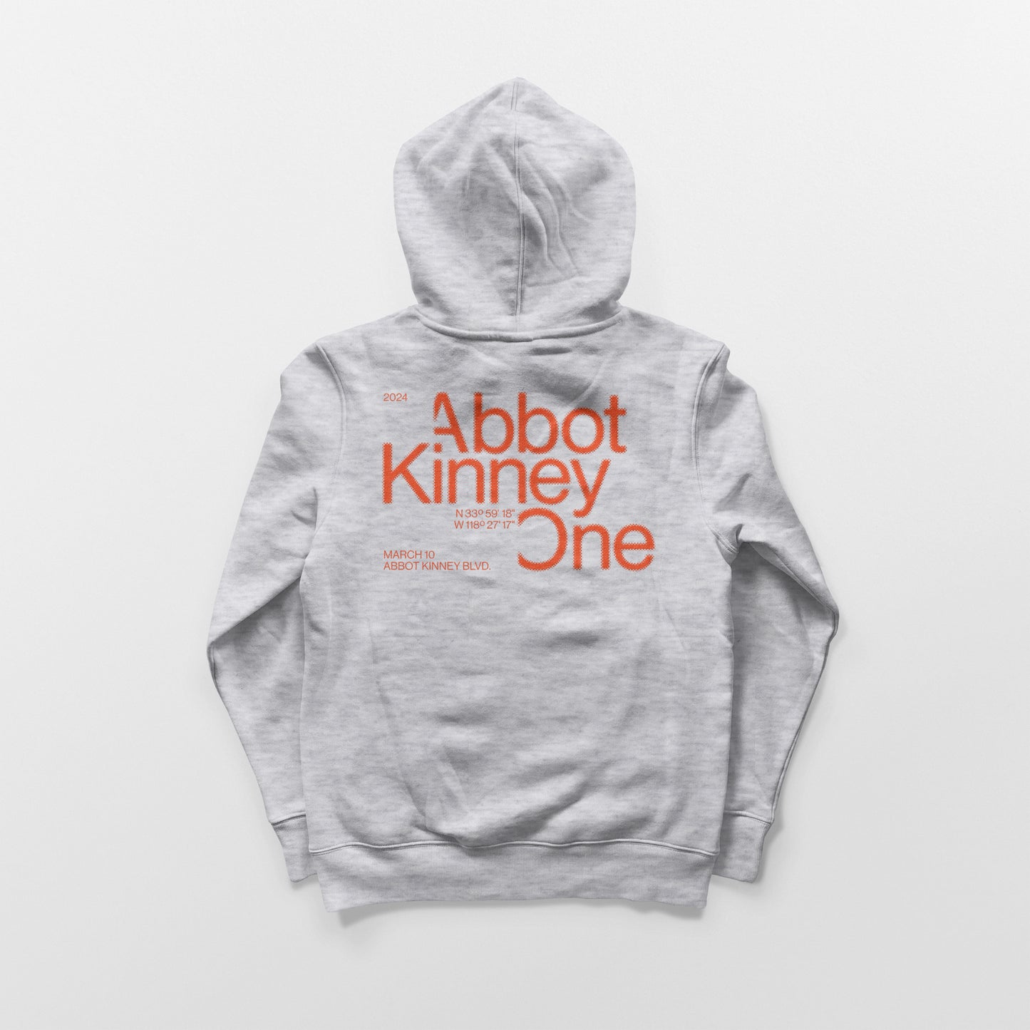 Abbot Kinney One - Gray Hoodie